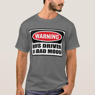 Warnender BUSTREIBER im dunklen T - Shirt