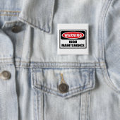 Warnender HOHE WARTUNG Knopf Button (Beispiel)