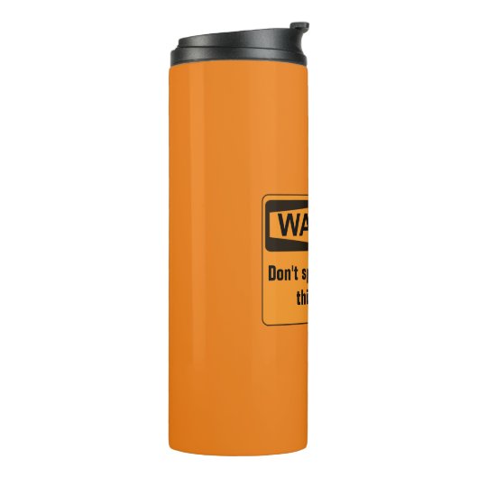 Warnender Kaffee-thermische Reise-Tasse Thermosbecher (Nach links gedreht)