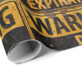 WARNENDER letzter Verfall - schmutziges Geschenkpapier (Rolleneckpunkt)