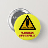 Warnender Superfilly Rachel Alexandra Knopf Button (Vorne & Hinten)