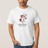 Warnender T - Shirt der (Vorderseite)