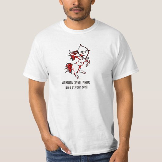 Warnender T - Shirt der (Vorderseite)