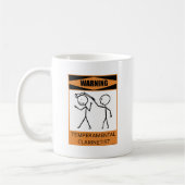 Warnender Temperamental Clarinetist Kaffeetasse (Links)