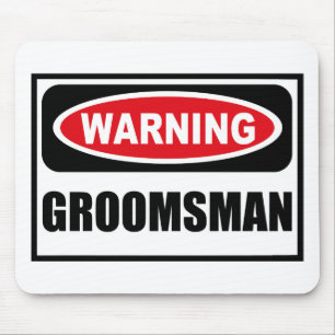 Warnender TRAUZEUGE Mousepad