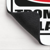 Warnender TROMBONE-SPIELER Mousepad (Ecke)