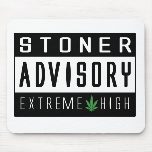Warnendes extremes Hoch Mousepad (Vorne)