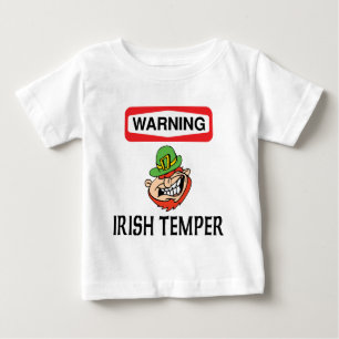Warnendes Iren-Temperament Baby T-shirt