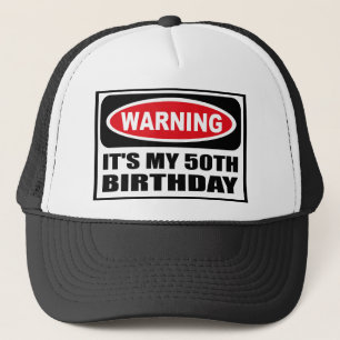 Warnendes ITIS MEIN 50. GEBURTSTAG Hut Truckerkappe