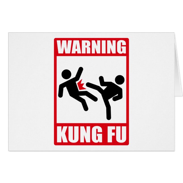 warnendes kung fu (Vorderseite (Horizontal))
