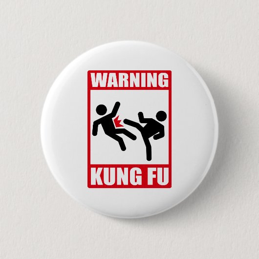 warnendes kung fu button (Vorderseite)