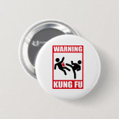 warnendes kung fu button (Vorne & Hinten)