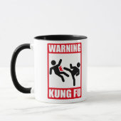 warnendes kung fu tasse (Links)