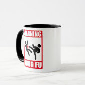 warnendes kung fu tasse (Vorderseite Links)