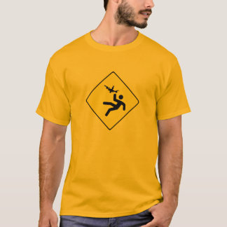 Warnendes Quadcopter T-Shirt