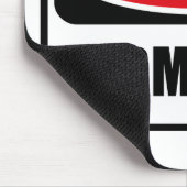 Warnendes SUBMISSIVE Mousepad (Ecke)