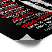 Warner Bros. Christmas Vacation Profanities - Wome Poster (Ecke)