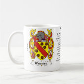 Warner-Familien-Wappen Tasse (Links)