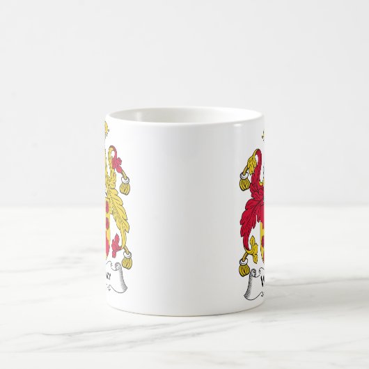 Warner-Familienwappen Kaffeetasse (Mittel)