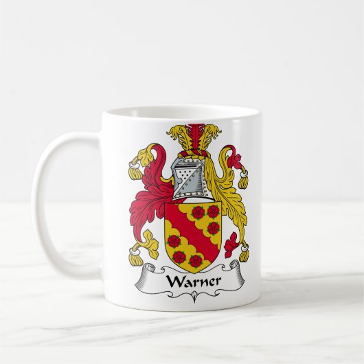 Warner-Familienwappen Kaffeetasse (Links)