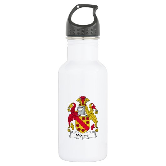 Warner-Familienwappen Trinkflasche (Vorderseite)