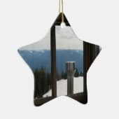 Warner-Gebirgsfeuer-Ausblick Keramik Ornament (Rechts)