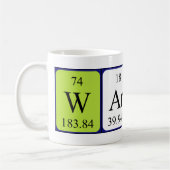 Warner Periodenname Tasse (Links)