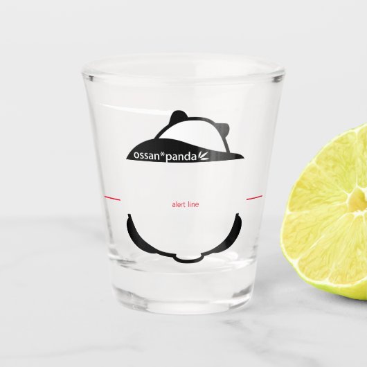 Warnglas (Metabolic) Schnapsglas (Vorderseite)