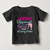 Warngymnastik kann jederzeit Gedreht werden Baby T-shirt (Vorderseite)
