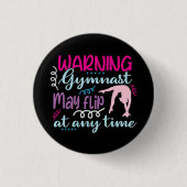 Warngymnastik kann jederzeit Gedreht werden Button (Vorderseite)