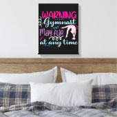 Warngymnastik kann jederzeit Gedreht werden Leinwanddruck (Insitu (Schlafzimmer))