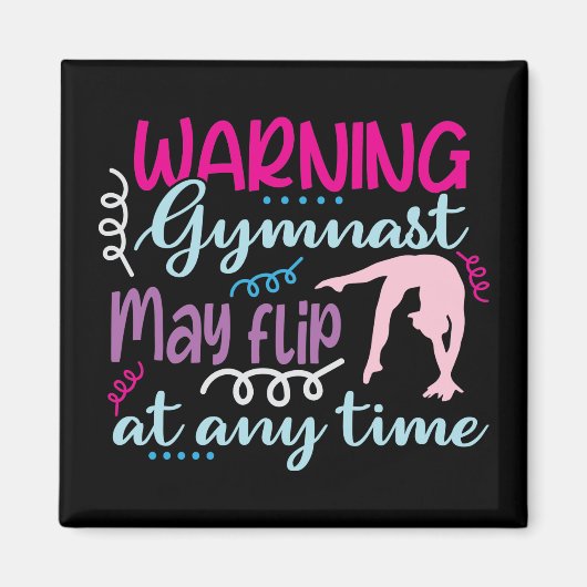 Warngymnastik kann jederzeit Gedreht werden Magnet (Vorne)