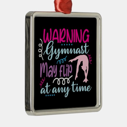 Warngymnastik kann jederzeit Gedreht werden Ornament Aus Metall (Rechts)