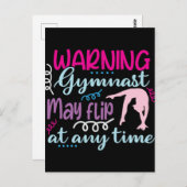 Warngymnastik kann jederzeit Gedreht werden Postkarte (Vorne/Hinten)
