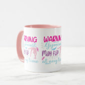 Warngymnastik kann jederzeit Gedreht werden Tasse (Vorderseite Links)