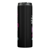 Warngymnastik kann jederzeit Gedreht werden Thermosbecher (Rückseite)