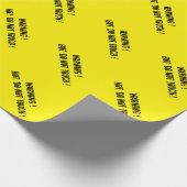 Warnheiß Geschenkpapier (Ecke)