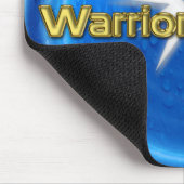 WARNHINWEIS - blaues Wasser Mousepad (Ecke)
