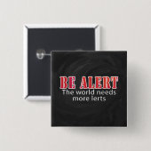 Warnhinweis Button (Vorne & Hinten)