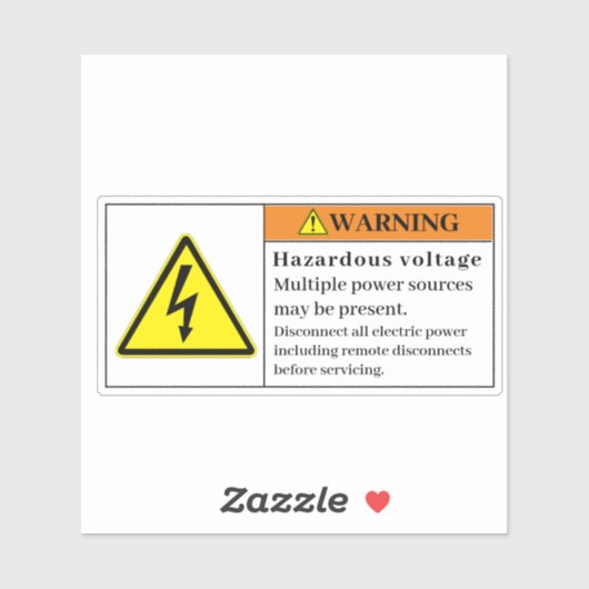 Warnhinweis E234 Aufkleber (Blatt)