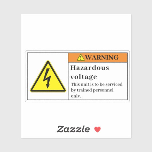 Warnhinweis E235 Aufkleber (Blatt)