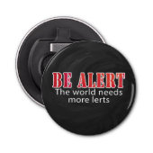 Warnhinweis Flaschenöffner (Vorderseite)