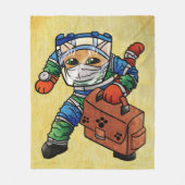 Warnhinweis Fleecedecke (Vorderseite)