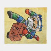 Warnhinweis Fleecedecke (Vorderseite (Horizontal))