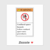 Warnhinweis für das Gefahrenschild in begrenztem R Aufkleber (Blatt)