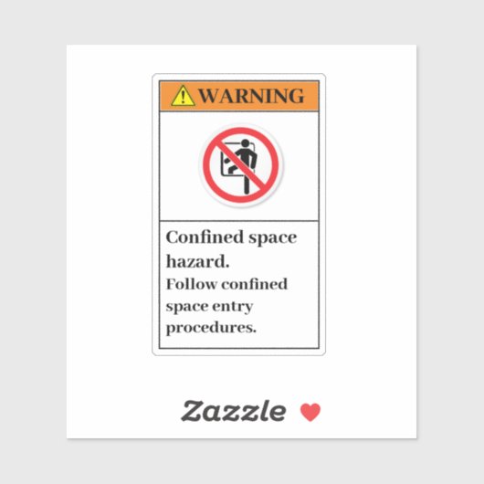 Warnhinweis für das Gefahrenschild in begrenztem R Aufkleber (Blatt)