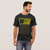 Warnhinweis für das VR-Benutzerrisiko Virtual Real T-Shirt (Vorne ganz)