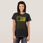 Warnhinweis für das VR-Benutzerrisiko Virtual Real T-Shirt (Vorne ganz)