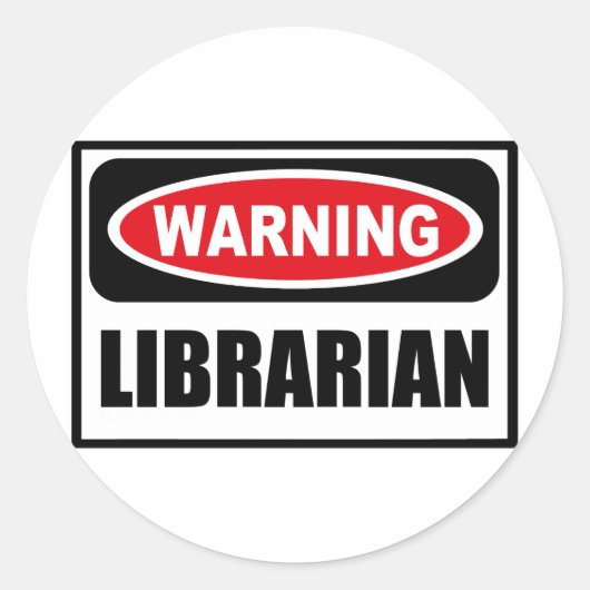 Warnhinweis für den LIBRARISCHEN Aufkleber (Vorderseite)