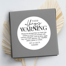 Warnhinweis für die Minimalistische Bäckerei bei L